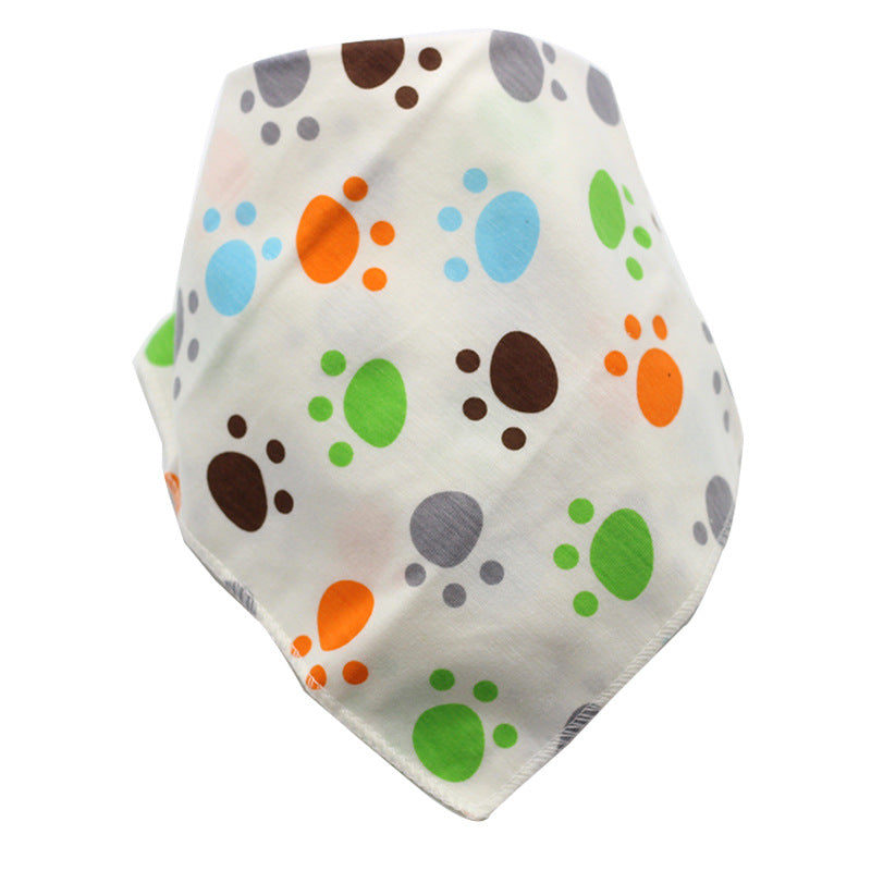 Baby Bibs Waterproof Triangle Cotton Cartoon Child Baberos Bandana Bibs Dribble Bibs Newborn Slabber Absorbent Cloth