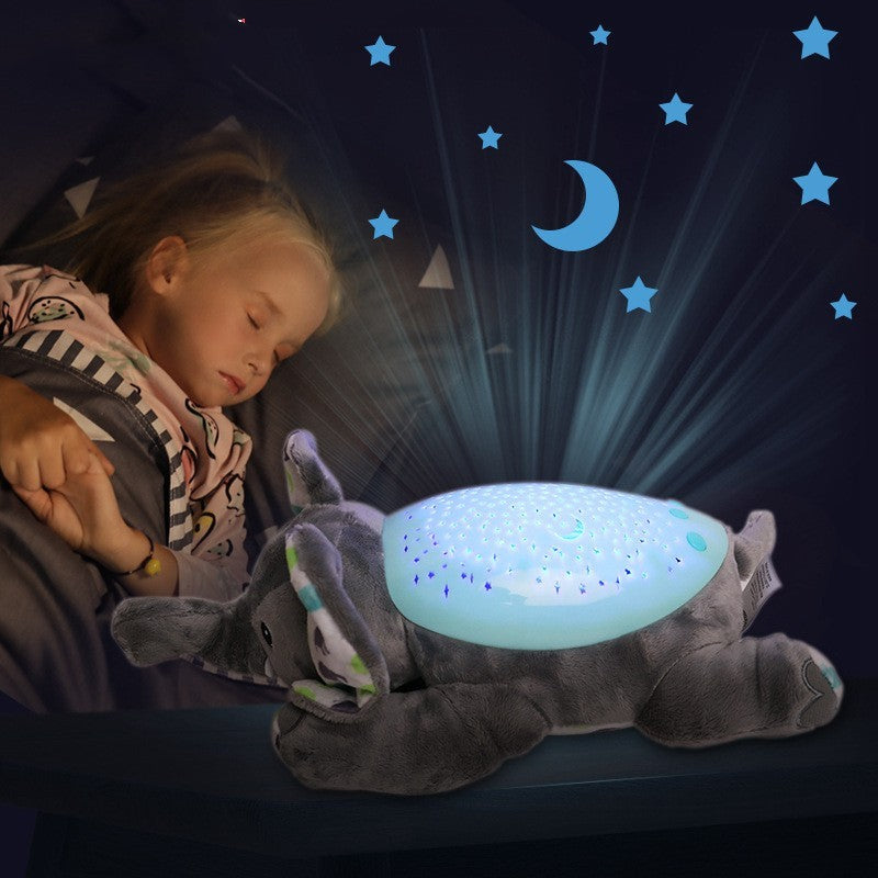 Baby Plush Music Doll Soothing Starry Sky Projection Toy