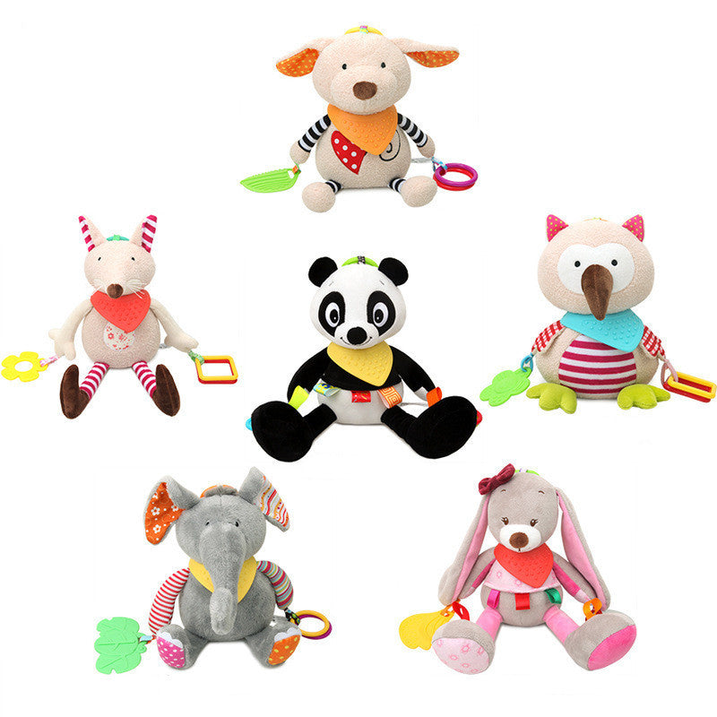 Cartoon baby soothing plush toy